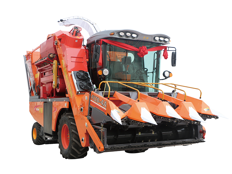 4YZB-4A自走式穗莖兼收玉米收獲機(jī)