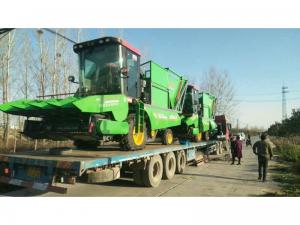 饒陽訂購2臺穗莖兼收玉米收獲機(jī)